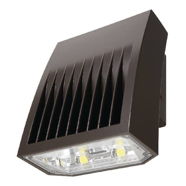 81W LED Wallpack, 5000K, Carbon Bronze L53341