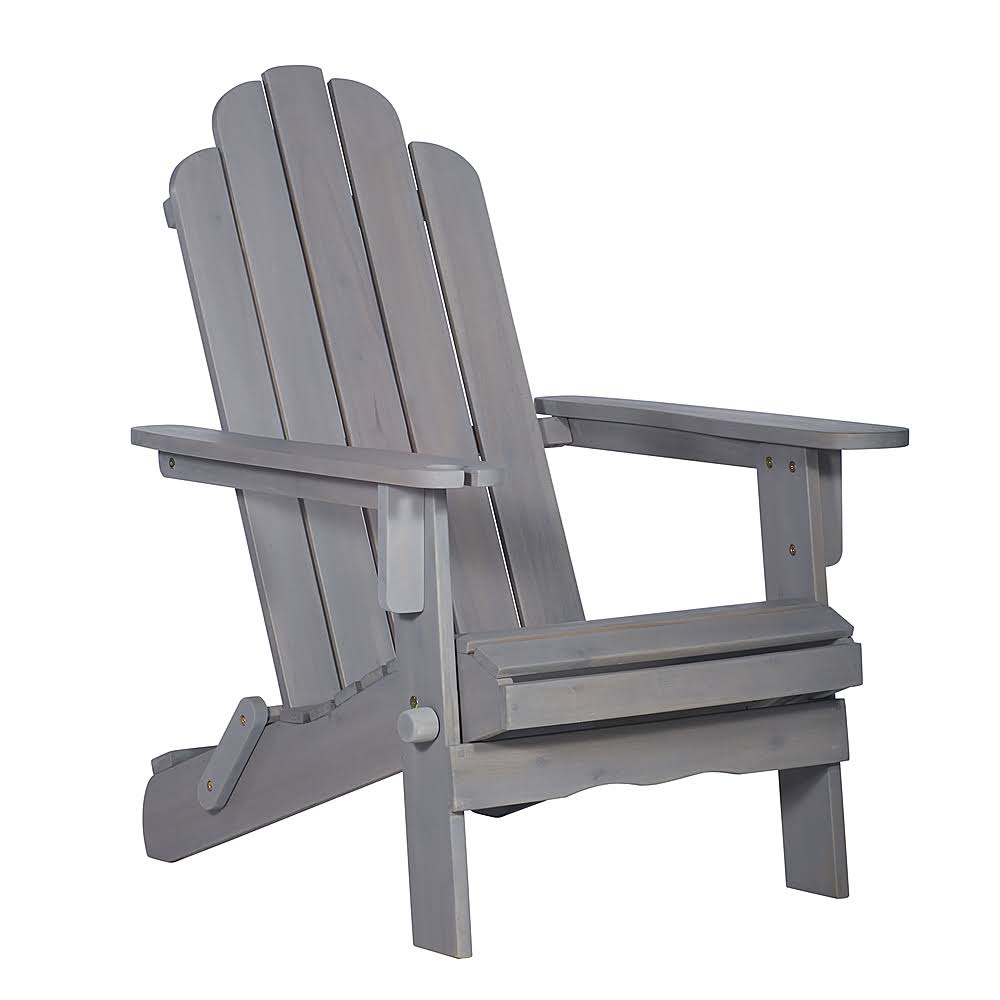 Grey Wash Acacia Wood Adirondack Chair Q345884