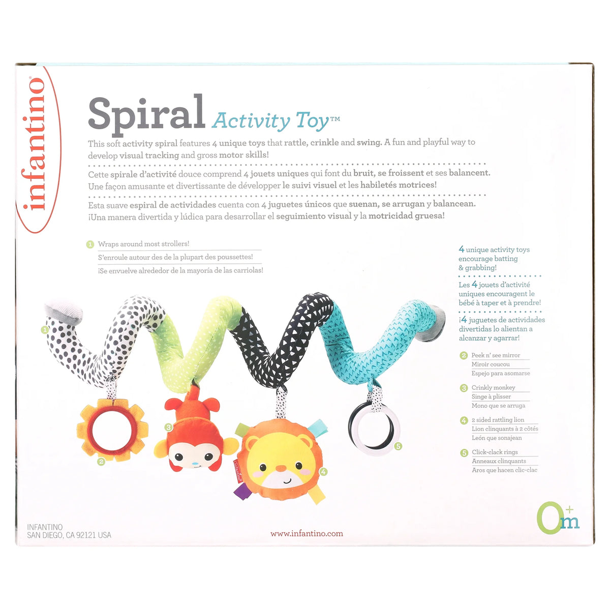 Multicolor Spiral Activity Toy U970554