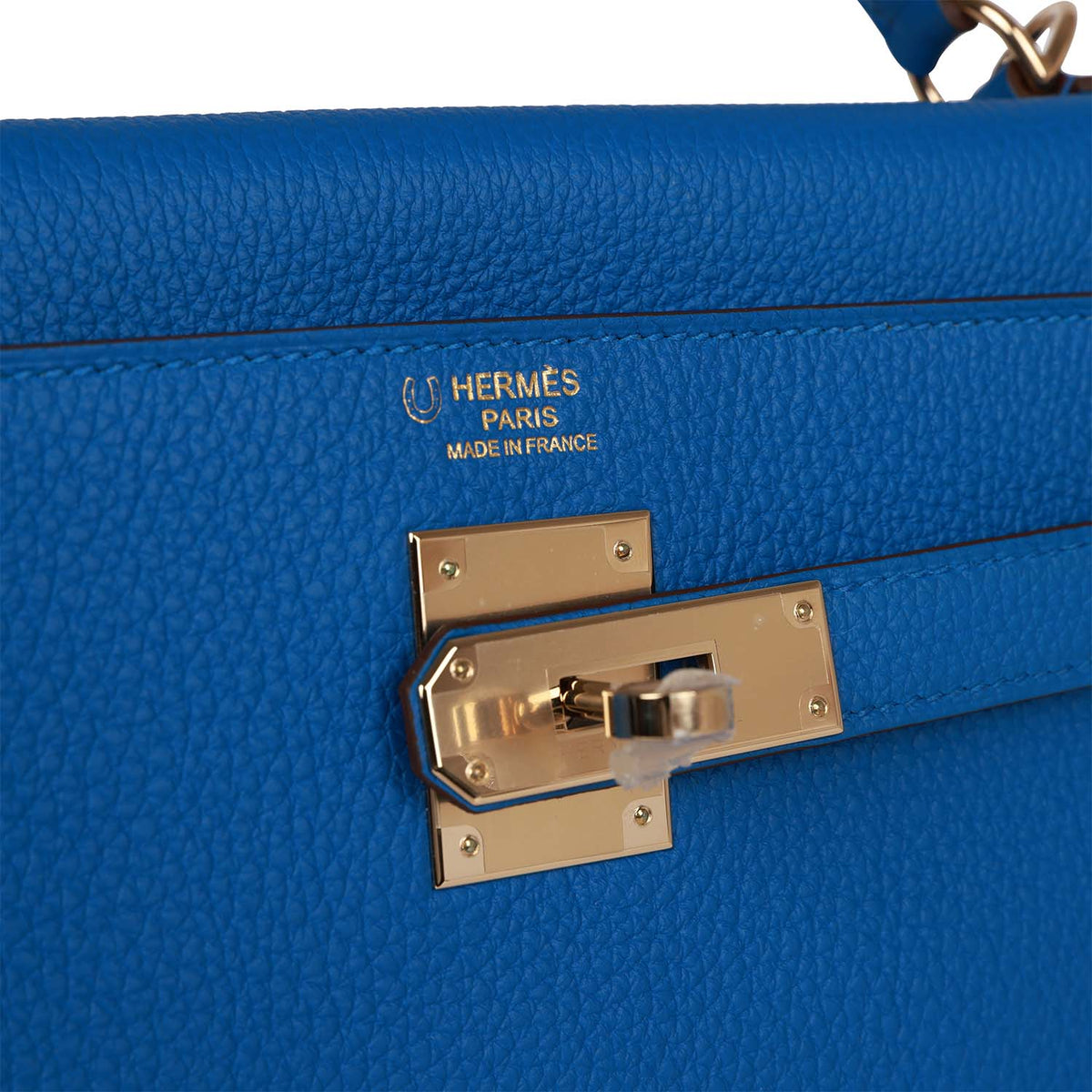 Bleu Royal Togo Leather Bag D233