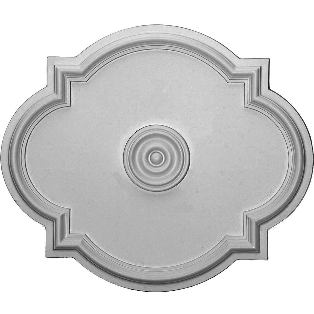 24x22W x 20 1/2x22H x 1 1/8x22P Hand-Painted Ceiling Medallion L627