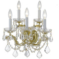 Gold Crystal Sconce M689