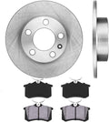 REAR 232 mm 5 Lug Brake Disc Rotors + Metallic Brake Pads Pack of 2 I20194