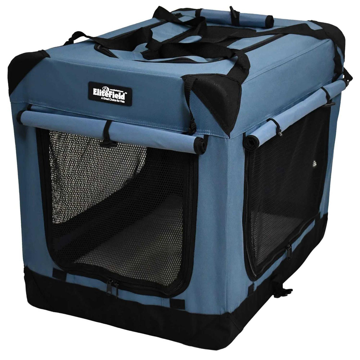 3-Door Folding Soft Dog Crate J935