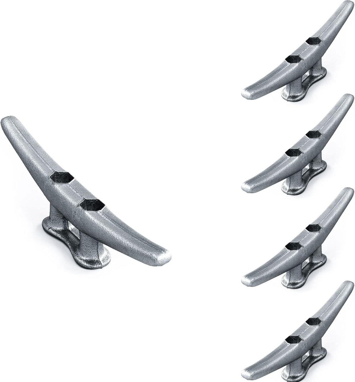 8 Dock Cleats Rough Cast Hot Dipped Galvanized Iron B6393