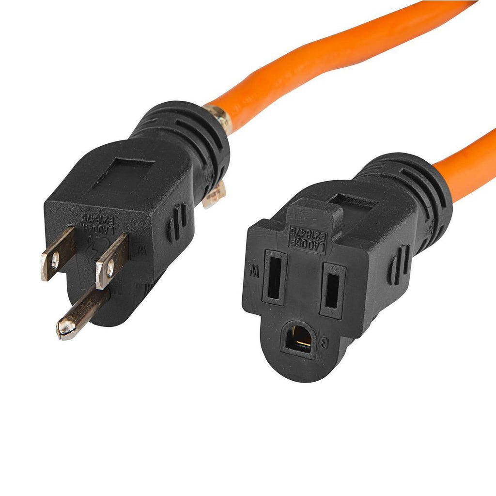 100 ft. 12/3 Gauge Outdoor Extension Cord, Orange H24182