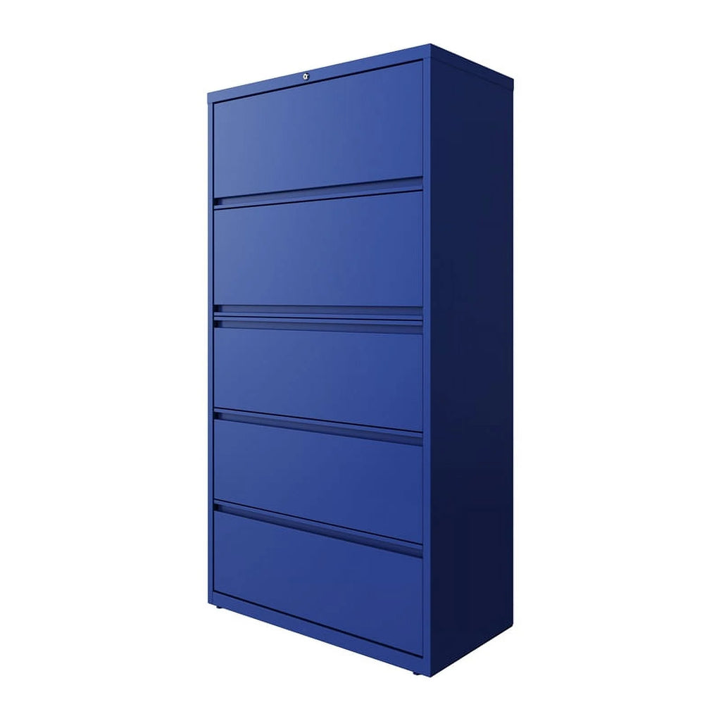 36" Metal Lateral File Cabinet with 5 Drawers E465942