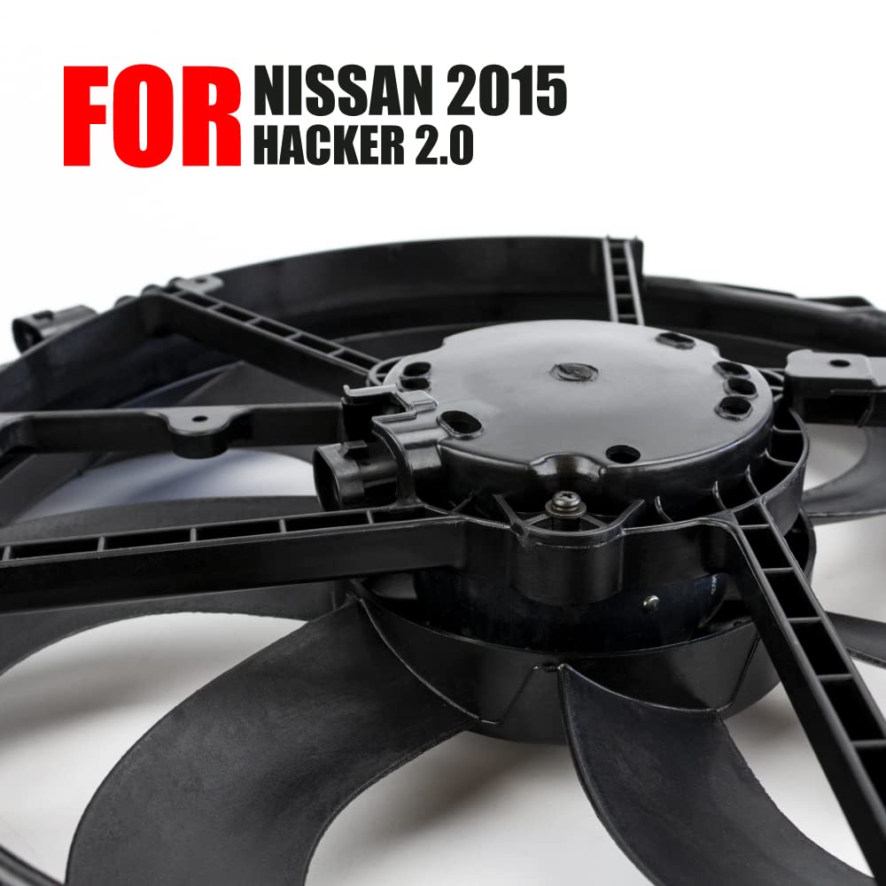 Radiator Cooling Fan Assembly for 2017-2019 Nissan Rogue Sport 2.0L S172