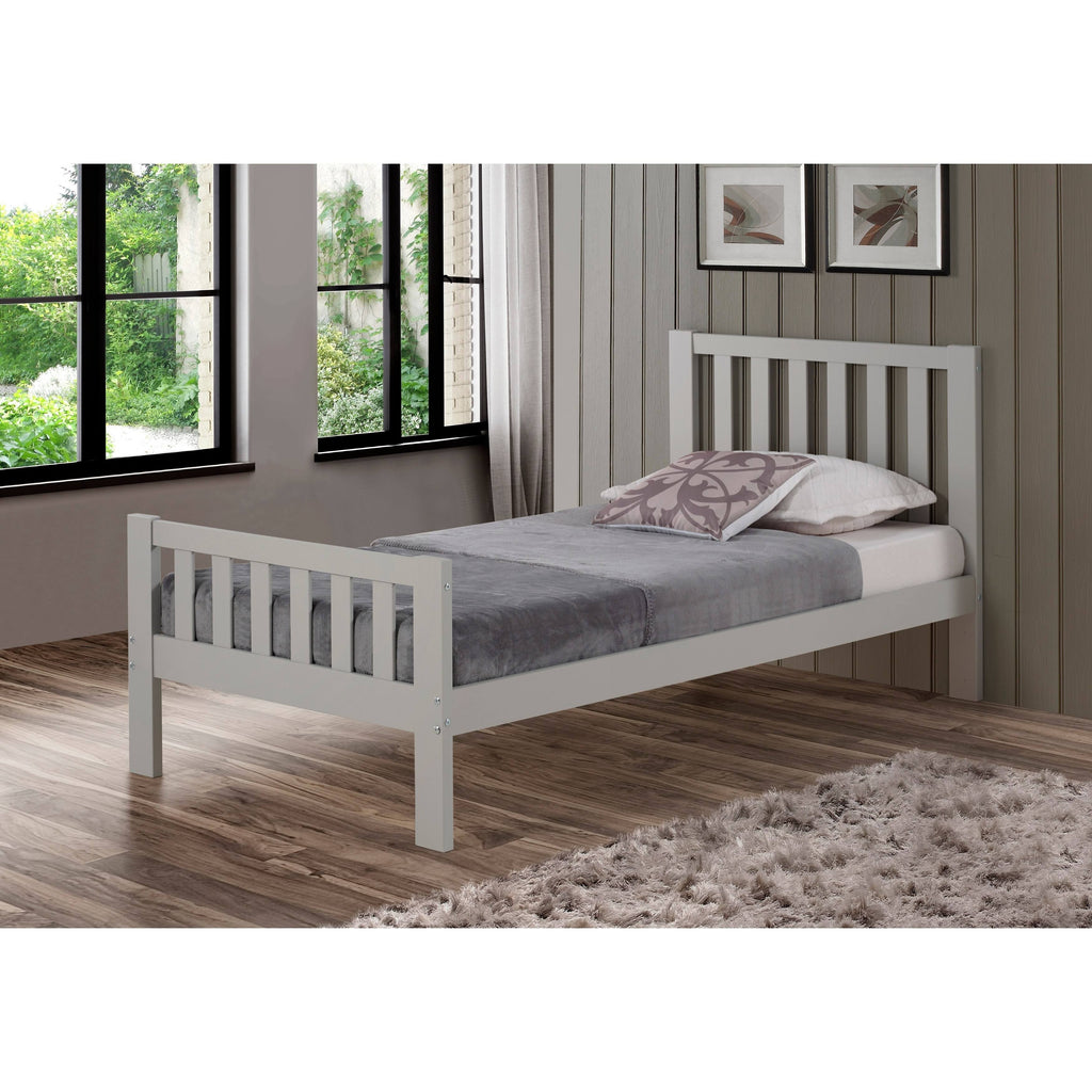 Dove Gray Twin Bed V507900