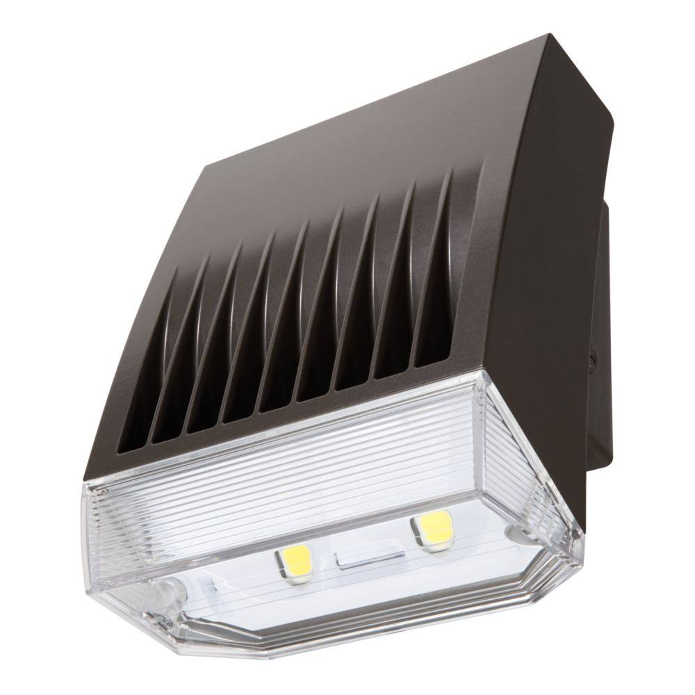 81W LED Wallpack, 5000K, Carbon Bronze L53341