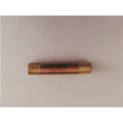 1/2 in. x 4 in. Brass Nipple 10-Pack K604