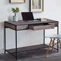 Computer Desk with Drawers and Shelf F687