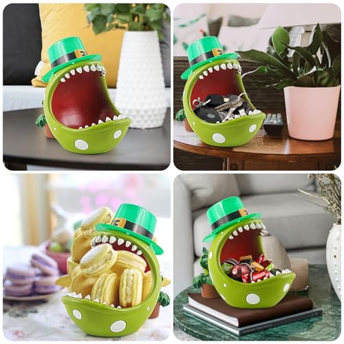 Large Candy Bowl Decorative Bowl Home Decorations Indoor Big Mouth Plant Green Extra Large P967
