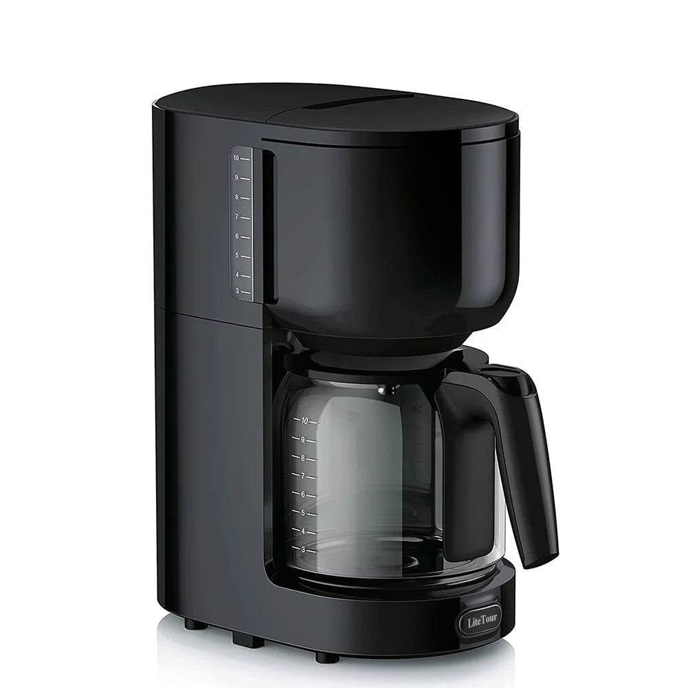 Compact Electric Coffee Machine with Coffee Pot J305