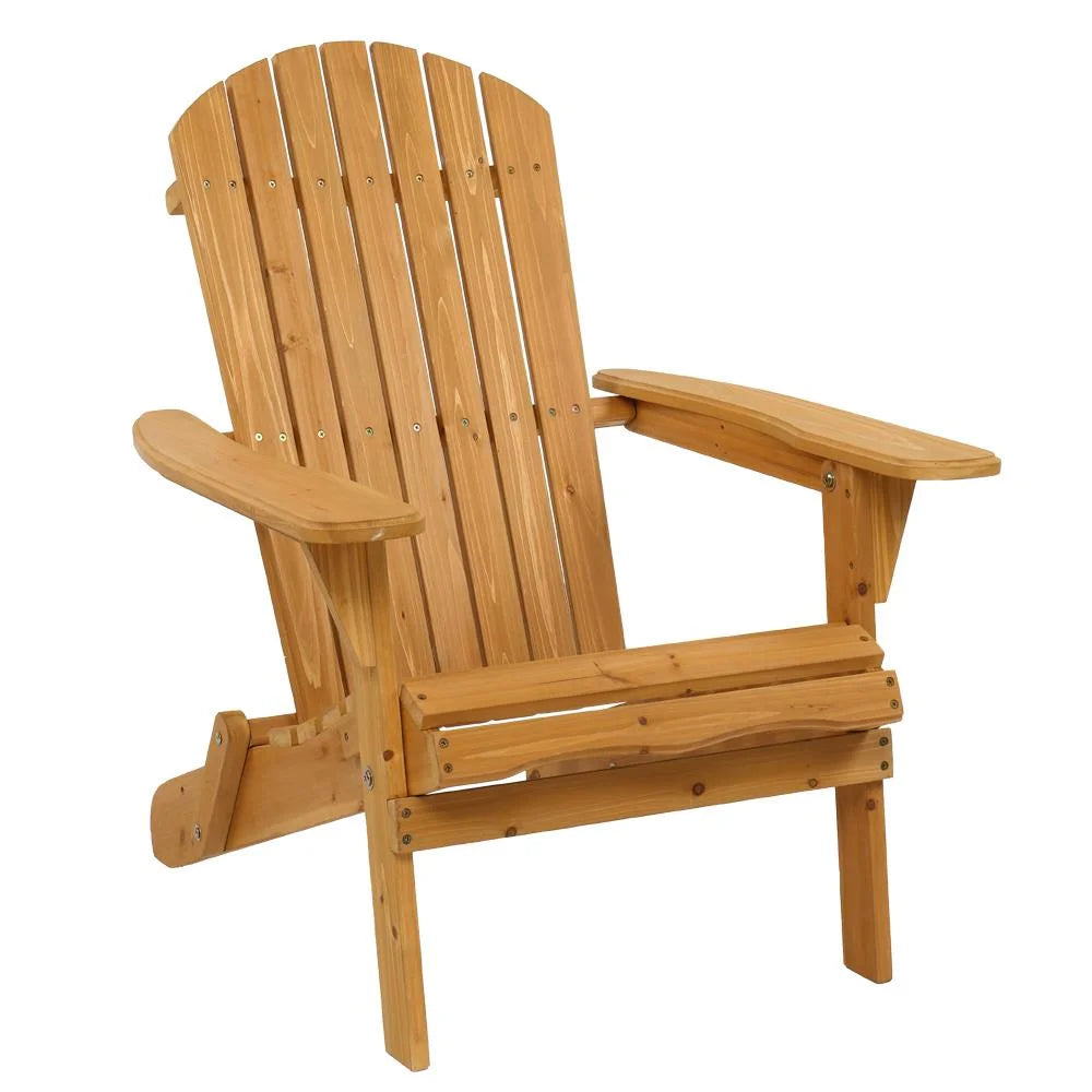 Folding Wooden Adirondack Chair W763527
