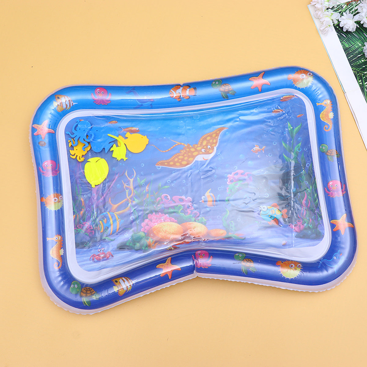 Inflatable Crawling Cushion Water Play Mat (Blue) O723215