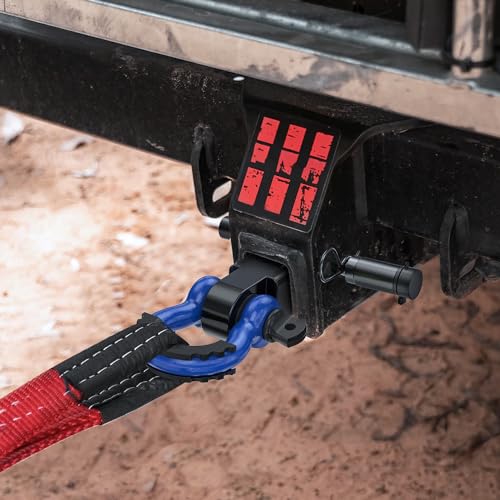 2 Inch Shackle Hitch Receiver with D Ring Shackle and Hitch Pin I3463