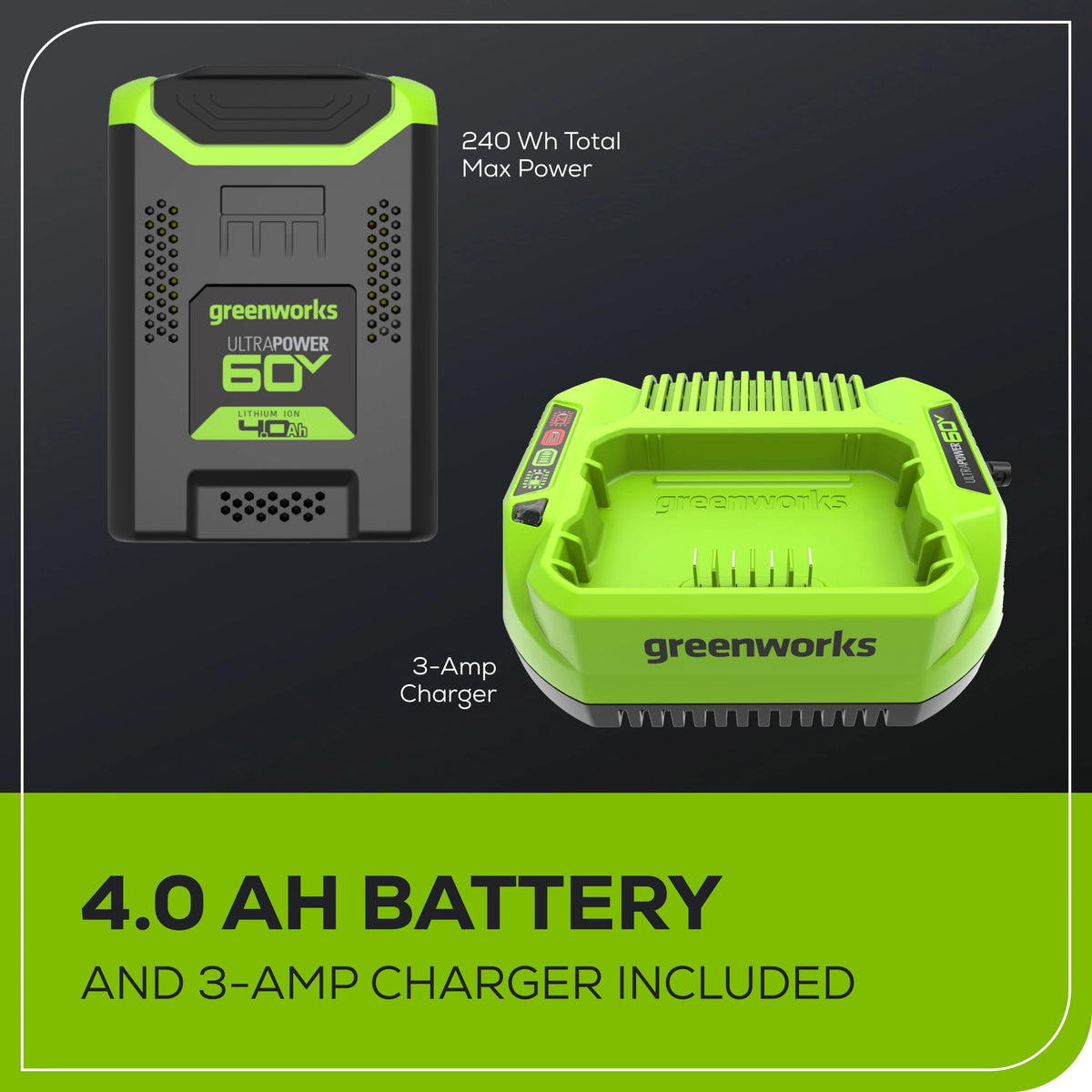 60V Brushless Chainsaw with Battery & Charger O471302