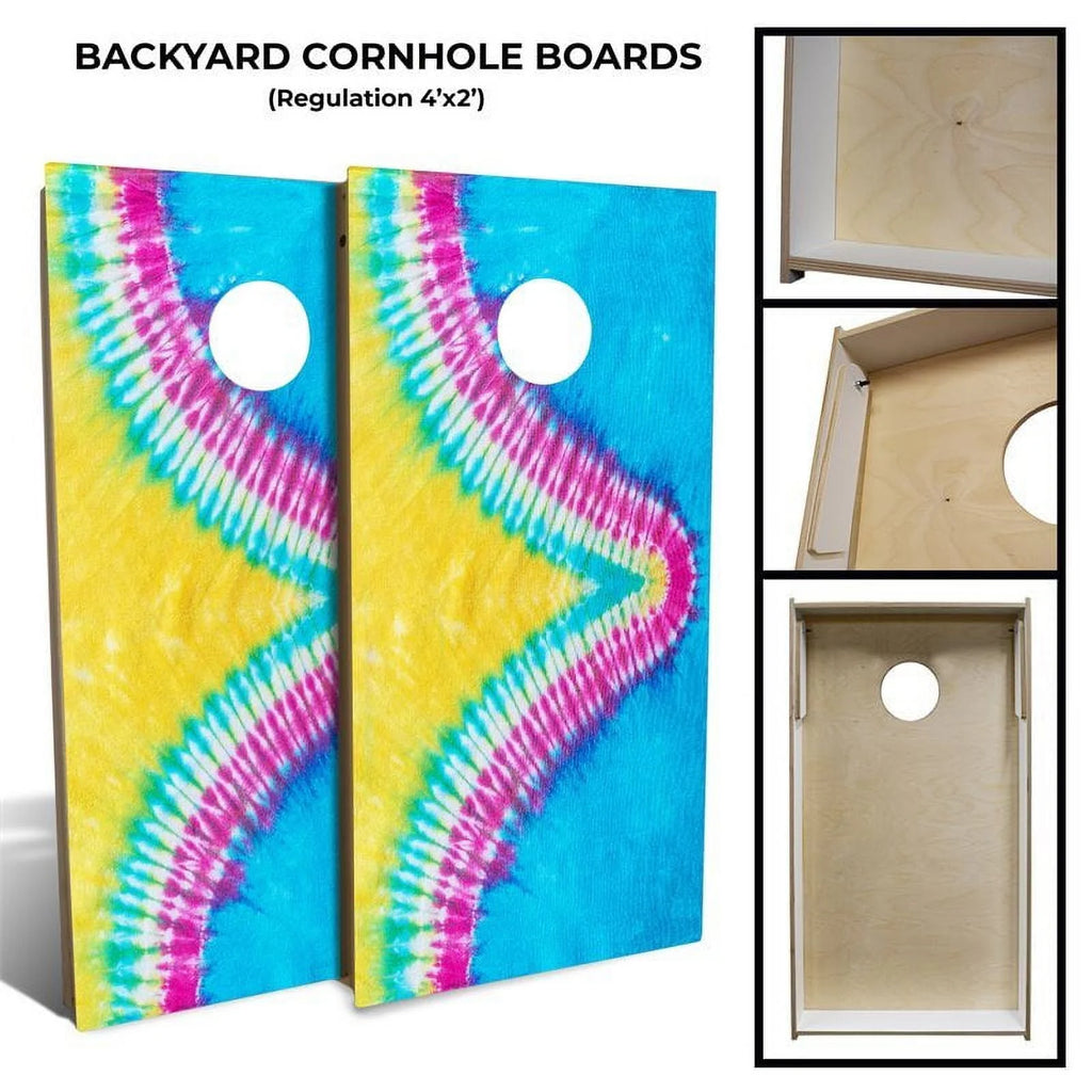 Multi-Color Cornhole Board Set (8 Bags) H67437