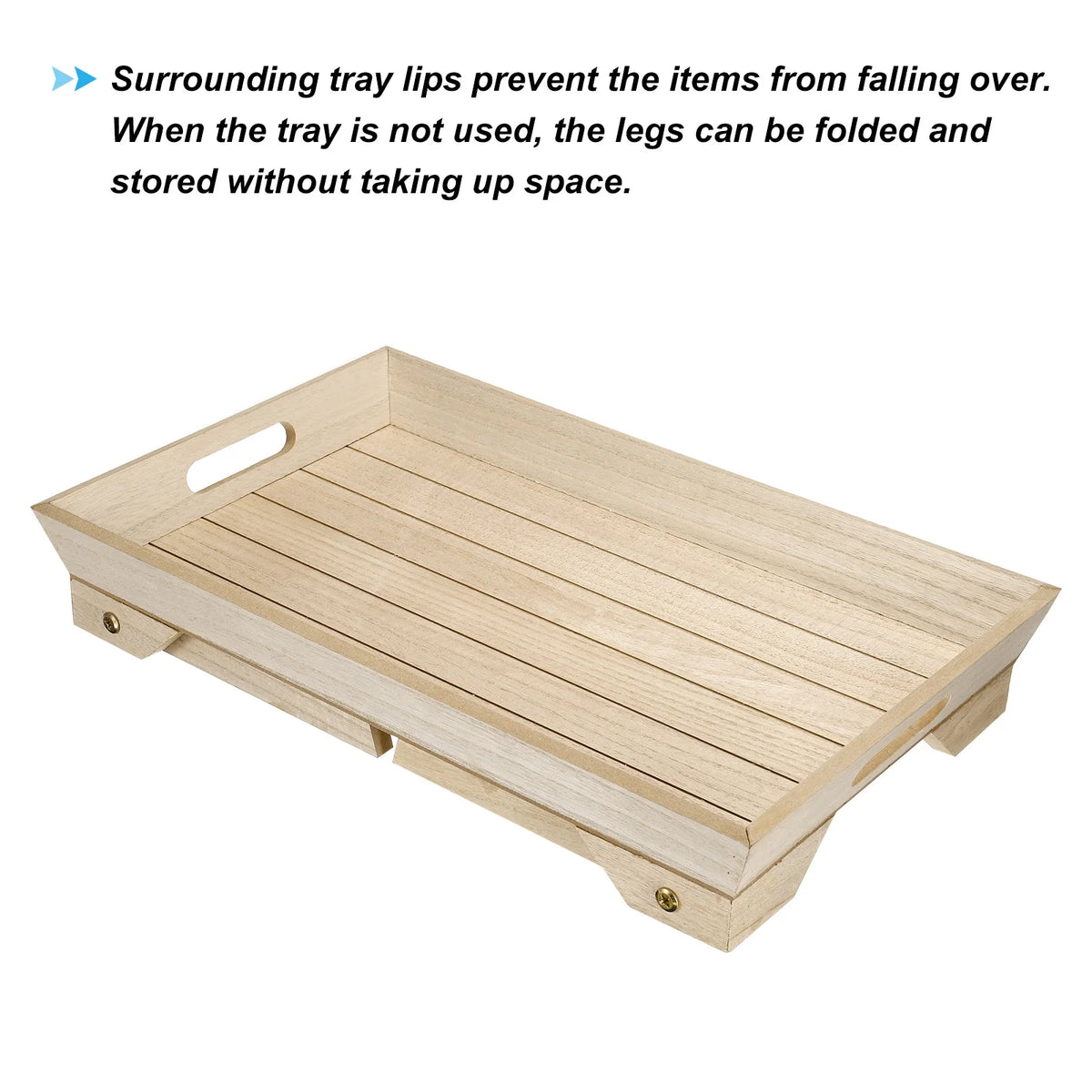 45x28x22cm Folding Legs Breakfast Tray Table X787
