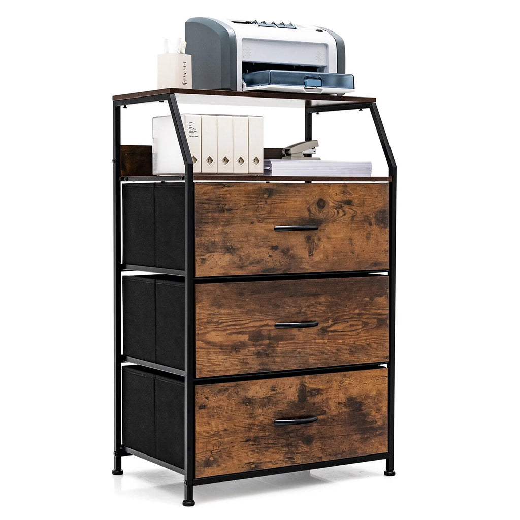 3 Drawer Dresser with Top Shelf A48399