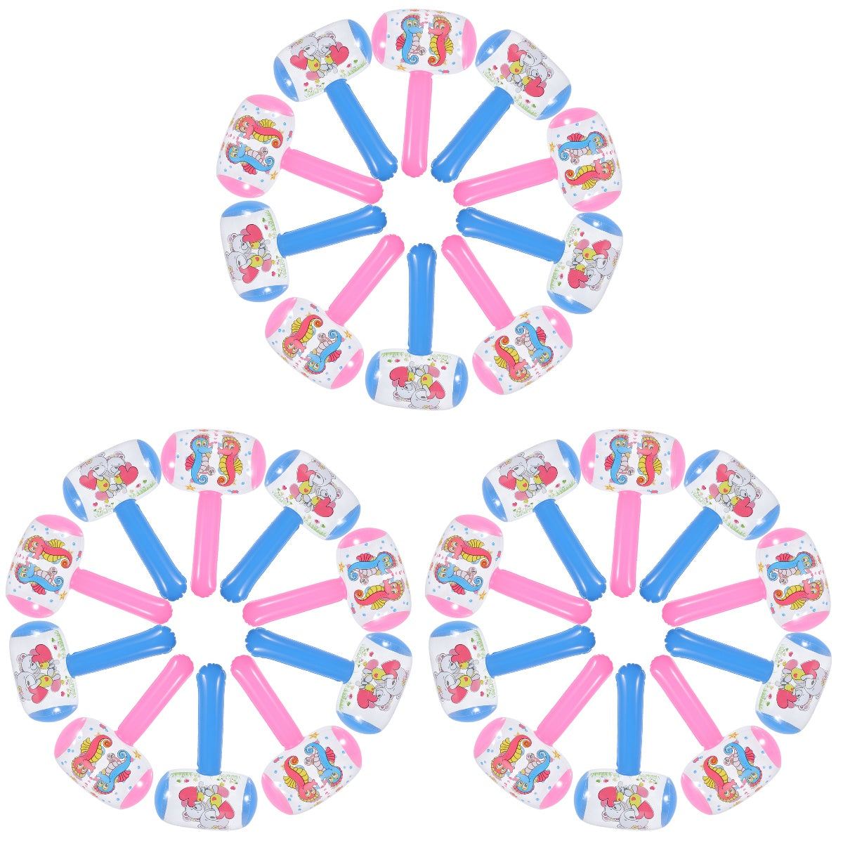 36 Pcs Inflatable Hammer Toy with Bell N155075