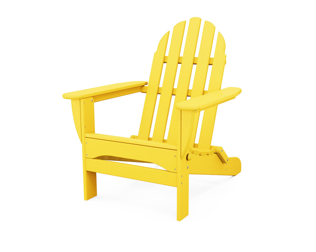 Yellow Recycled Plastic Adirondack Chair W977