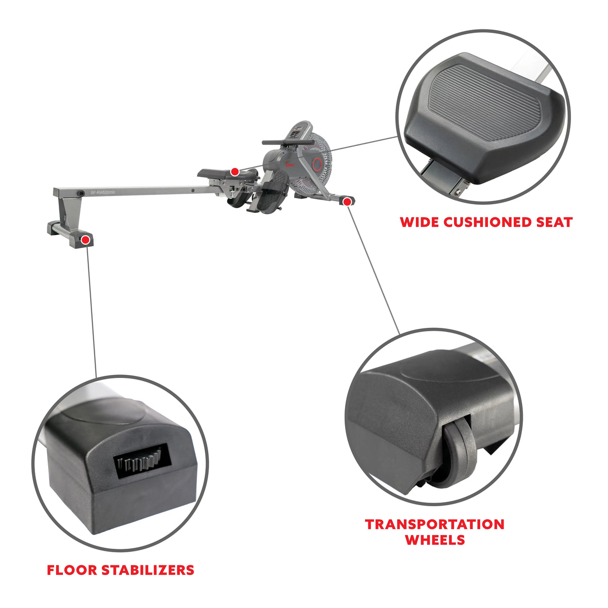 Magnetic Rowing Machine F718398