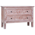 Solid Mahogany Wood Sideboard with 2 Drawers X888466