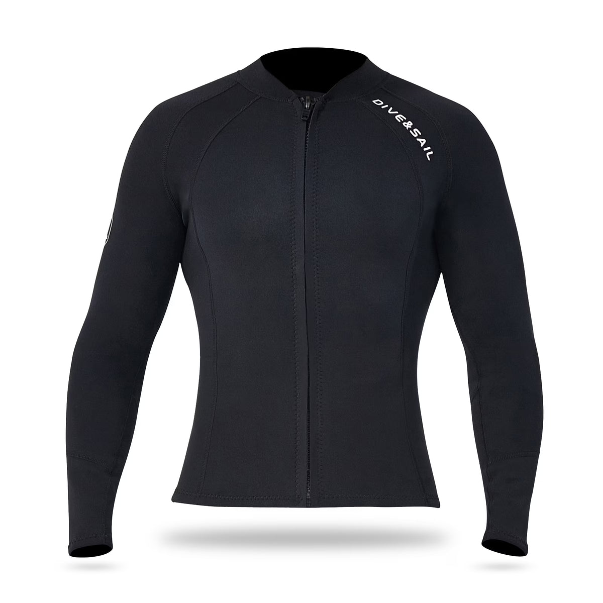 2mm Neoprene Front Zipper Wetsuits Jacket Long Sleeves Z4830
