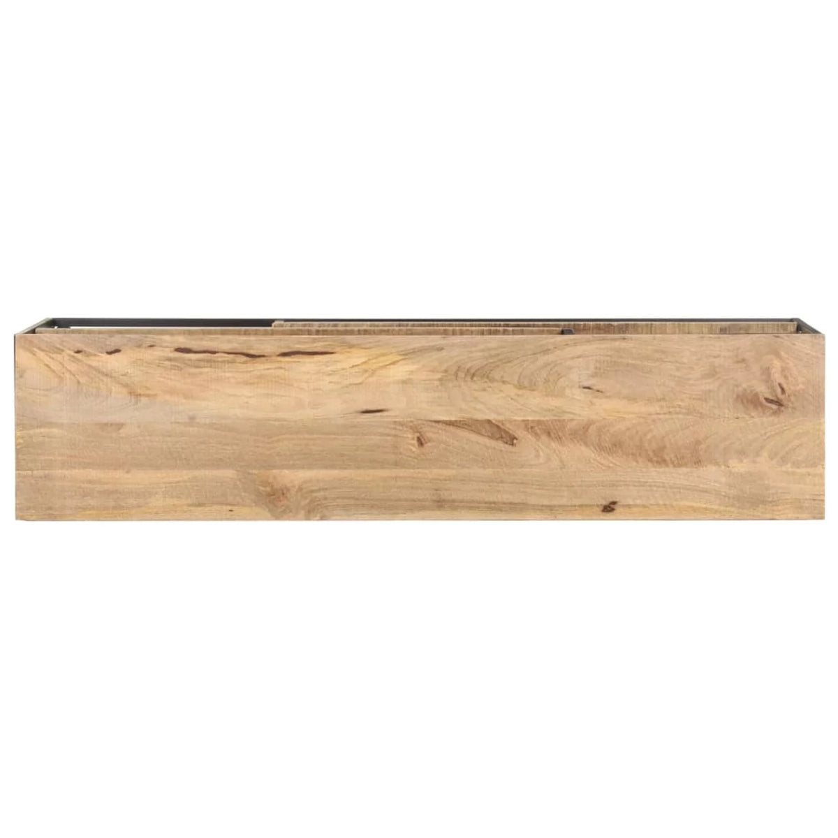 Rough Mango Wood TV Stand with Storage Shelves H481739