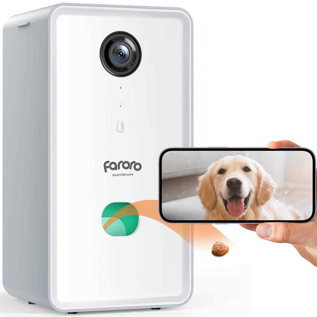 Dog Camera with Treat Dispenser, 2.4G and 5G WiFi Pet Camera P343336