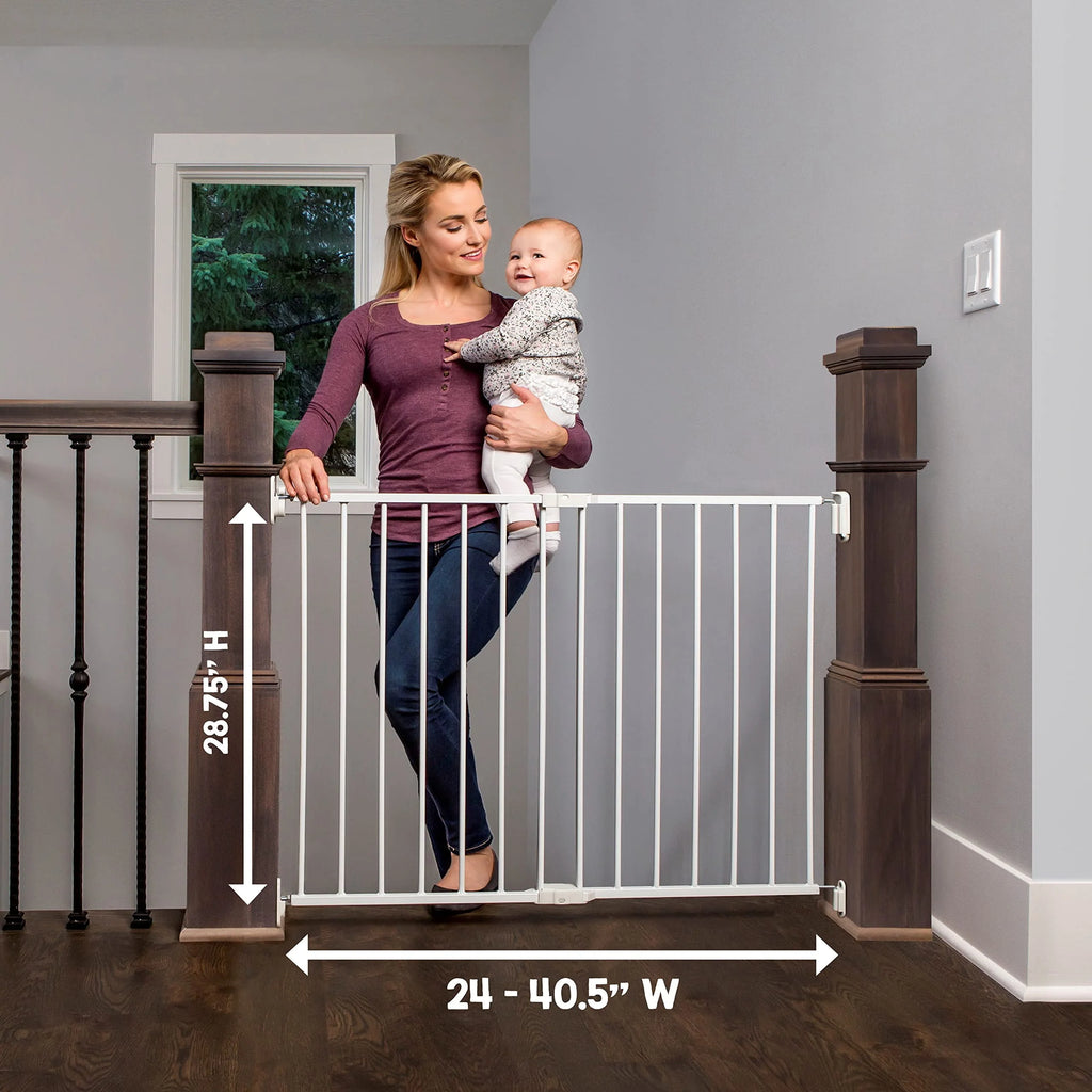 Extra Wide 2-in-1 Baby Safety Gate with Mounting Kit Q567744