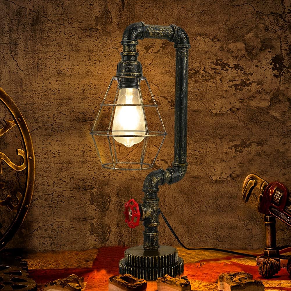 Vintage Industrial Desk Lamp T2062