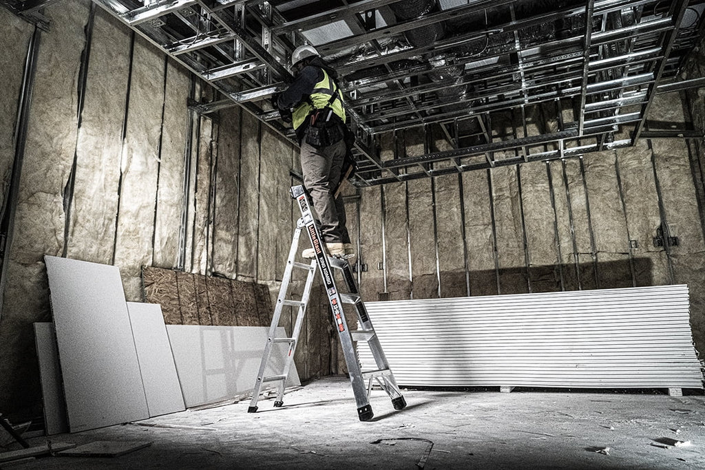 Aluminum 3-in-1 Combo Ladder, Type 1A - 300 lbs. Rated B91042