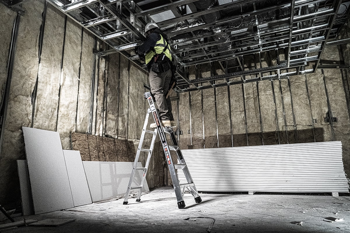 Aluminum 3-in-1 Combo Ladder, Type 1A - 300 lbs. Rated B91042