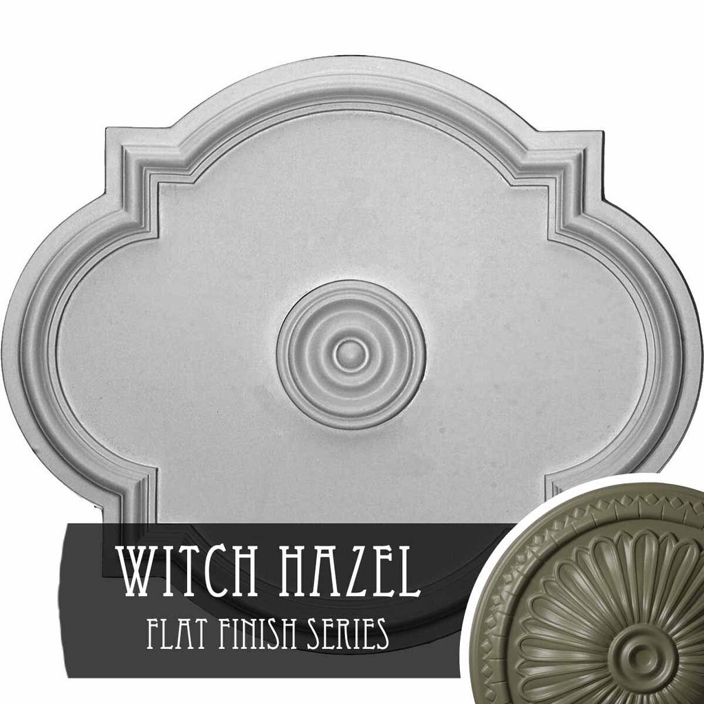 24x22W x 20 1/2x22H x 1 1/8x22P Hand-Painted Ceiling Medallion L627
