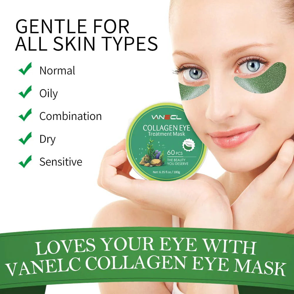 Green Seaweed Under Eye Patches 30 Pairs B863