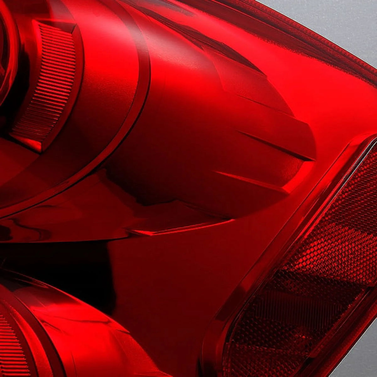 Red Clear Tail Lights Pair Set G2734