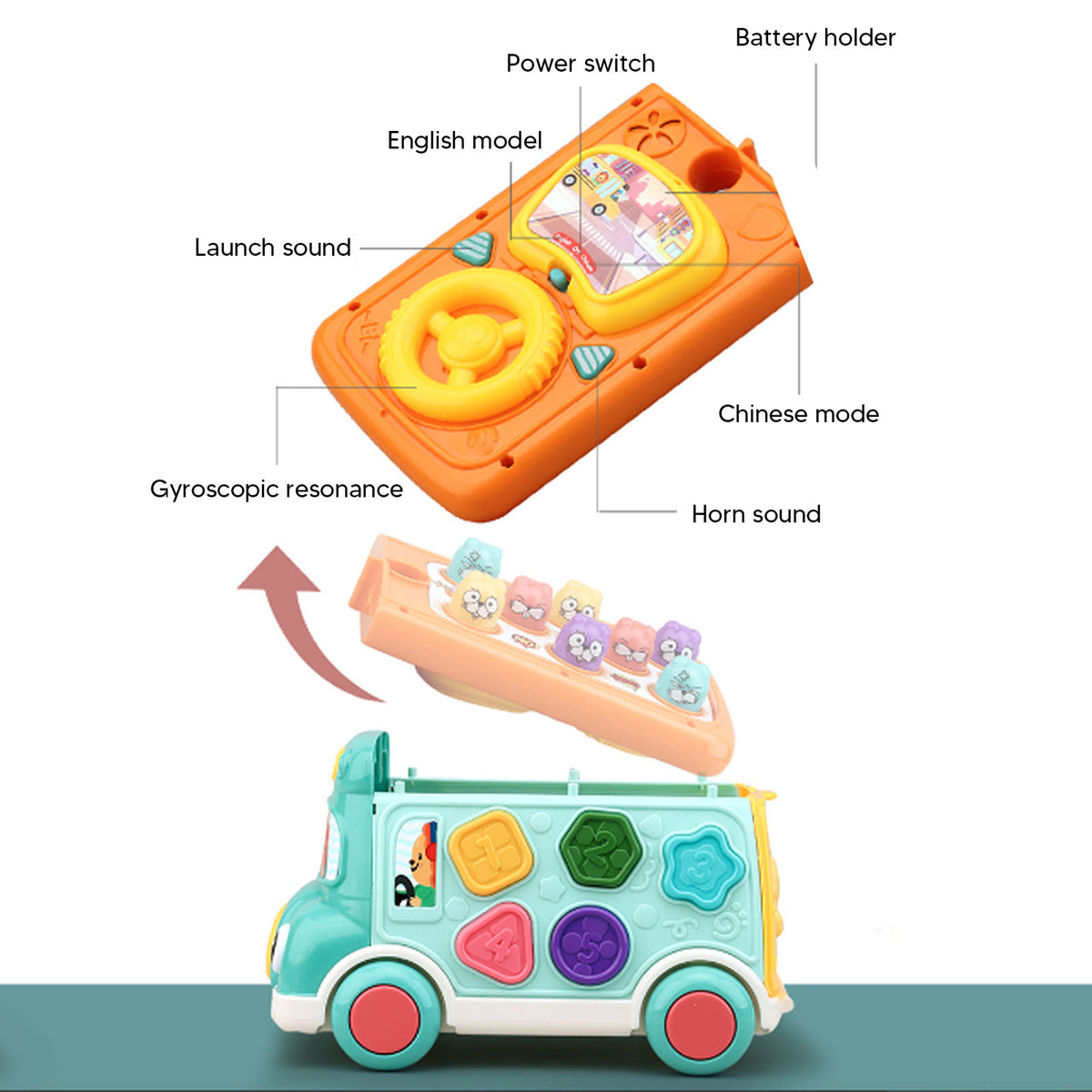 Multifunctional Educational Hammering Toy O79462