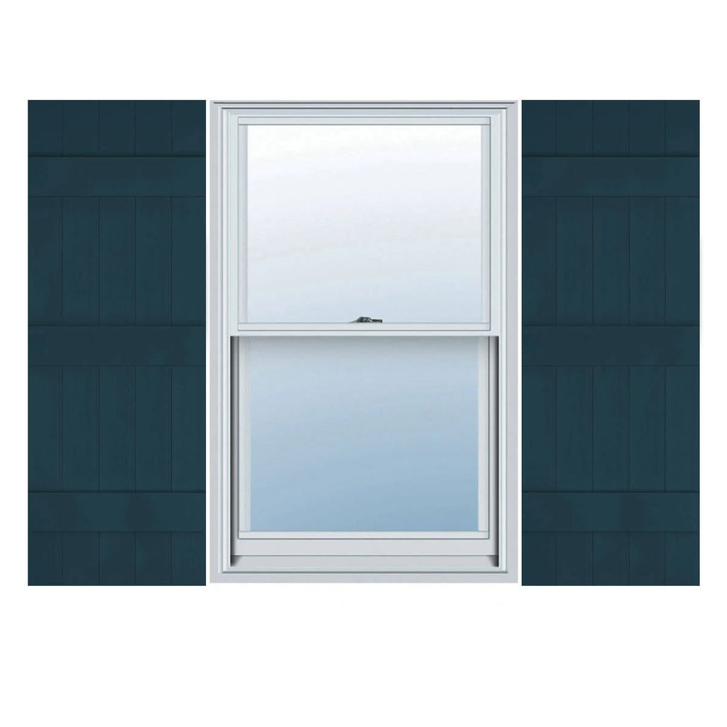 Board-n-Batten Shutters with Shutter-Loks (Per Pair) L9224