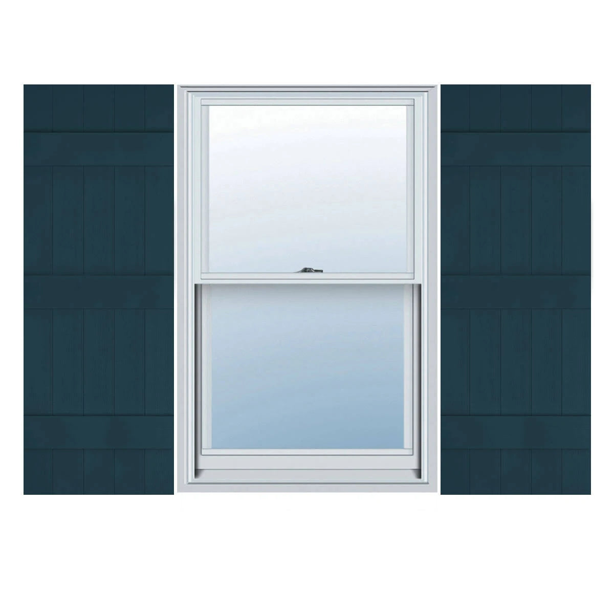Board-n-Batten Shutters with Shutter-Loks (Per Pair) L9224