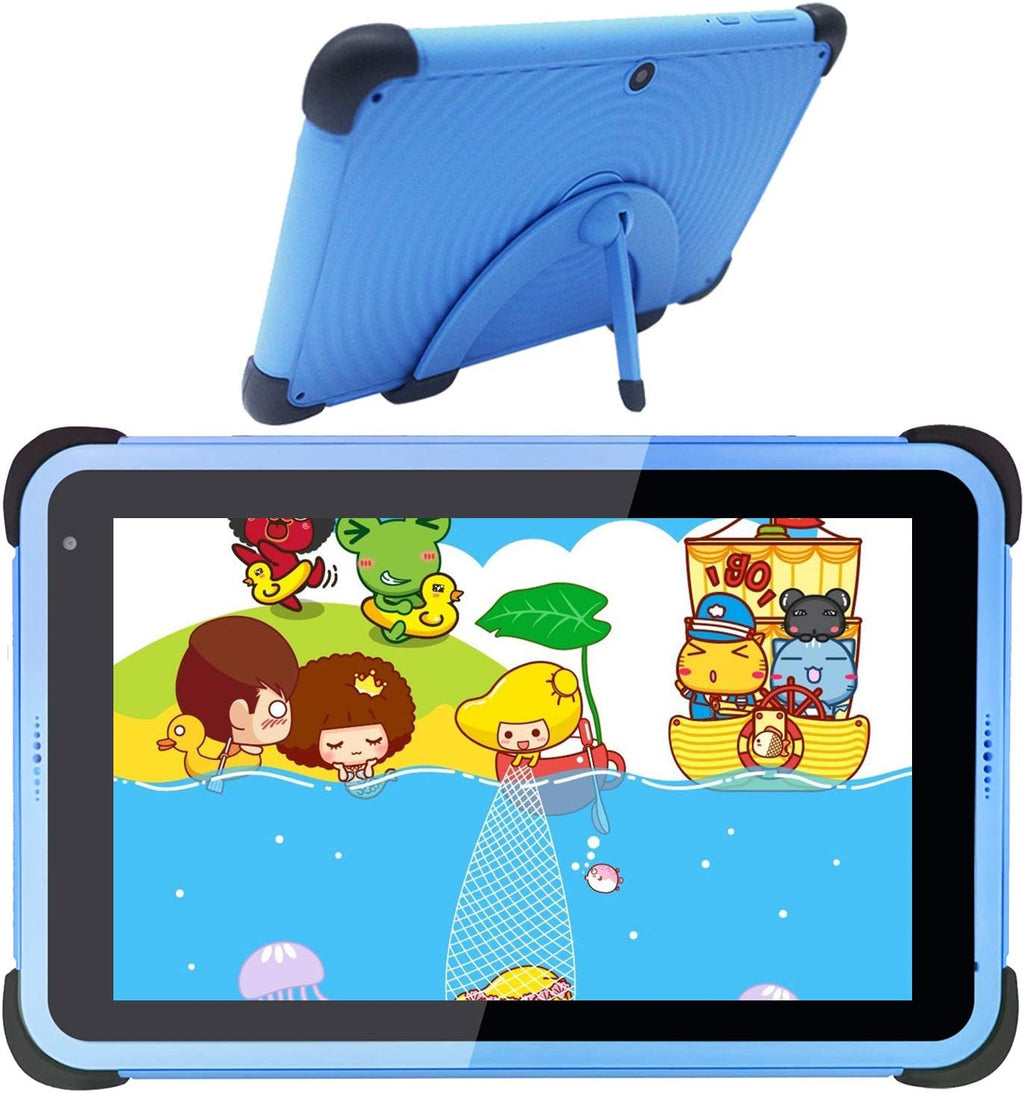 Kids Tablet 7 Inch WiFi Android 11.0 IPS HD Screen 2GB RAM 32GB ROM Blue I874