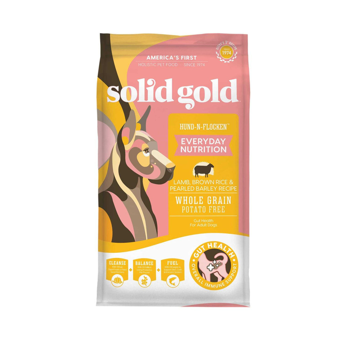 Solid Gold Hund-N-Flocken Dry Dog Food Lamb B4627