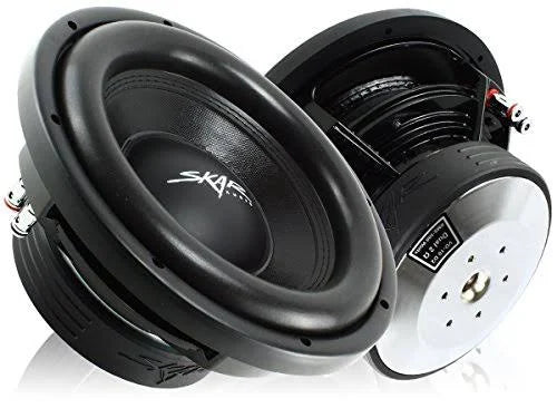 10 Inch Dual 4 Ohm 800 Watt Max Power Shallow Mount Car Subwoofer G4216