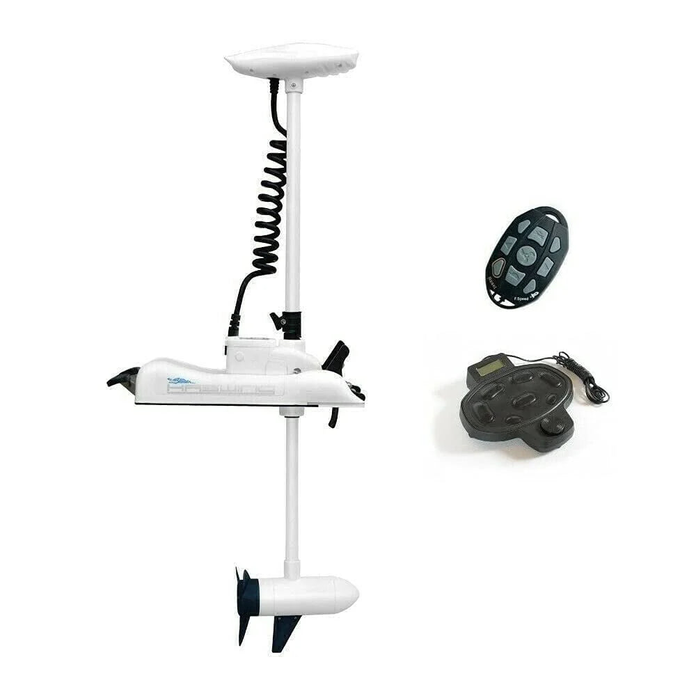 12V 55LB 48 Inch Shaft Electric Trolling Motor with Remote Control L496566