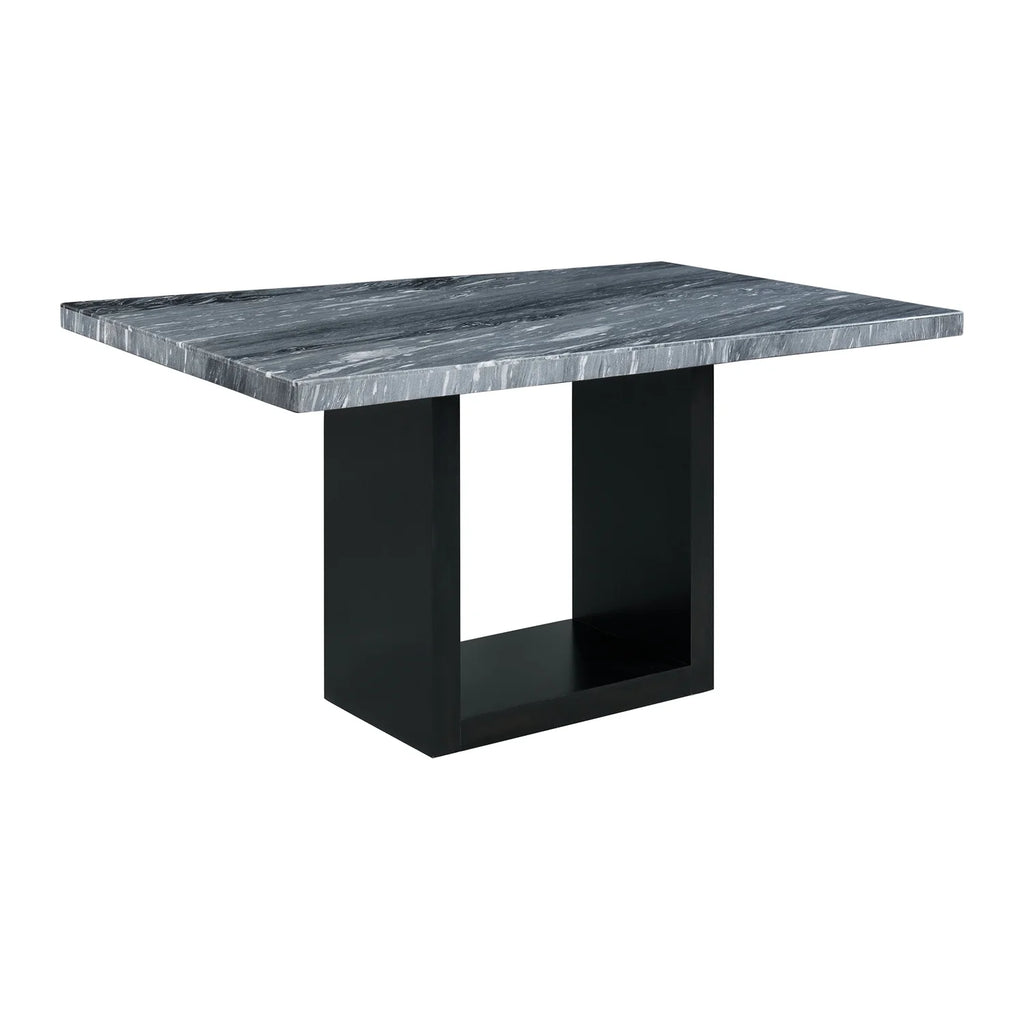 Gray Marble Counter Height Table B512206