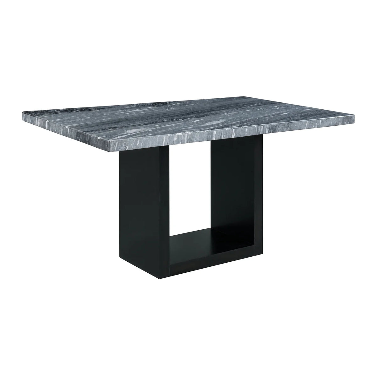 Gray Marble Counter Height Table B512206
