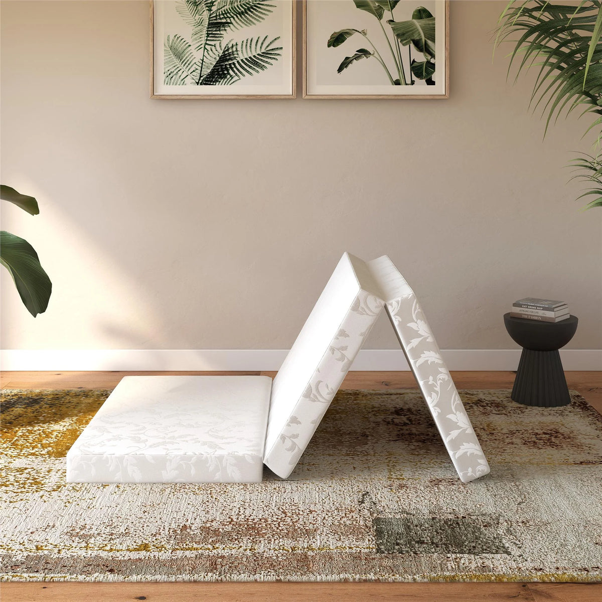 4-Inch Tri Folding Mattress with Carry Bag, Twin Size Q631