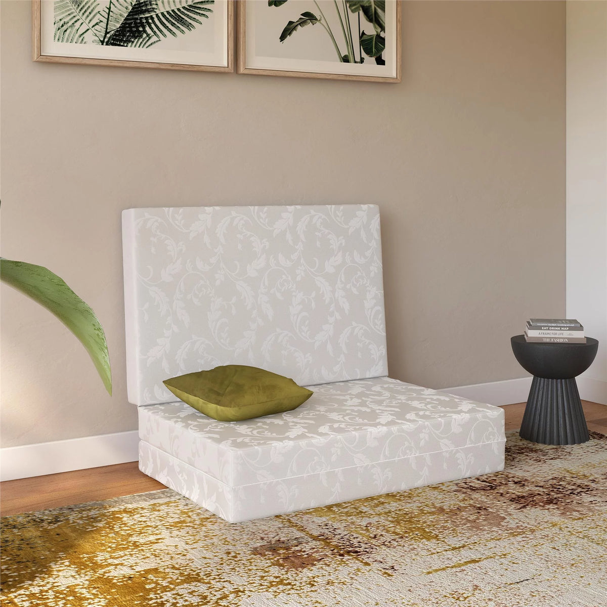 4-Inch Tri Folding Mattress with Carry Bag, Twin Size Q631